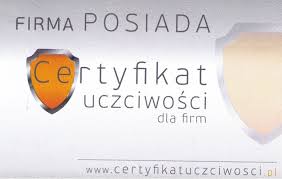 Certyfikaty Pracowni Tapicerskiej Tomasz Krupa